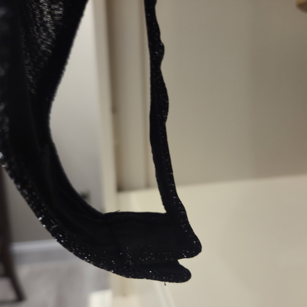 Free People Black Shimmer Night Rhythm Sexy & Sultry Bodysuit!! - Picture 16 of 16